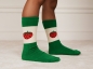 Preview: MINI RODINI Socken strawberry - green